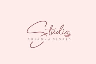 create a handwritten and luxury signature logo