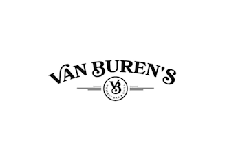 design traditional cute van burens bar grill logo
