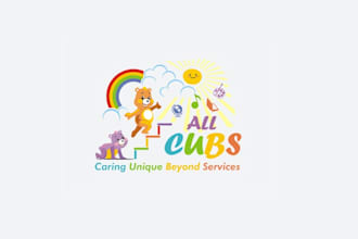do a premium childcare logo design for your business