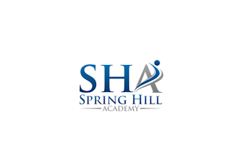 design modern unique spring hill academy logo
