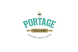do attractive testy a artisan bakery and cafe logo for portage college