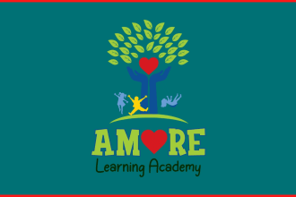 be make childcare, daycare, kids and education creative logo