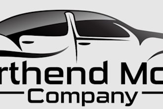 design good looking automotive logo with original concept