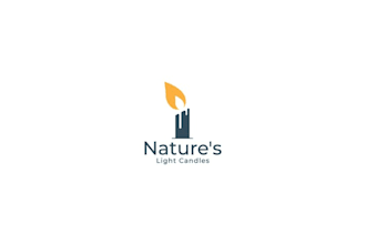 design perfect worthy natures light candles logo