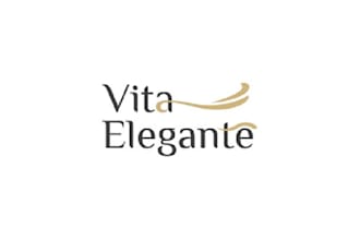 design perfect catchy vita elegant logo