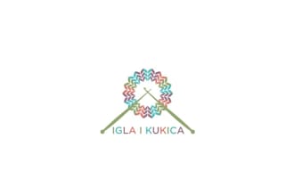 do a perfectly balanced relaxed clean logo for a yarn web shop