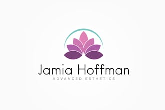 design outstanding a female medical esthetician logo