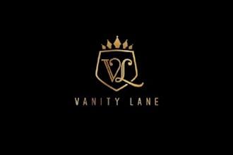 create a glamour awesome super logo for vanities