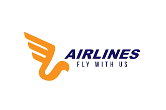 make an awesome style airline logo for your business