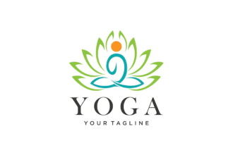 do creative yoga logo for you with my on creativity