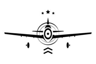 create an elegant aviation logo in very short time