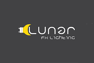 design popular classic lunar fx lighting logo