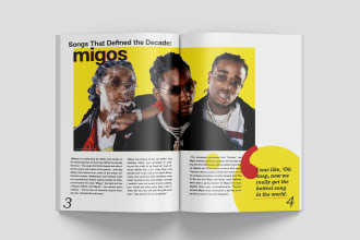 design magazine, newspaper ads, and ads design with a creative concept