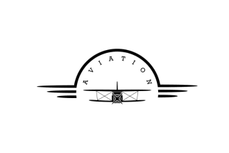 design unique high quality aviation logo with satisfaction