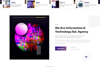 create modern full website