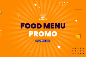 make food promo video or food promo ads