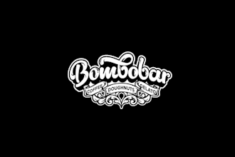 design franchise attractive cute logo for viral doughnut concept