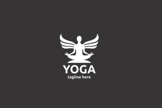 do creative  yoga logo for you with my on creativity