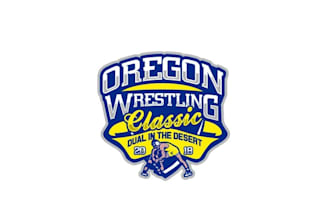 design amazing oregon wrestling classic logo