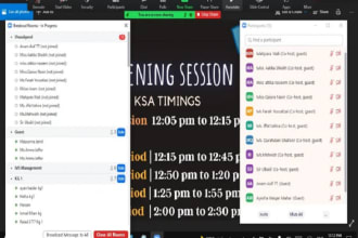 moderate or host your next zoom and webinar event
