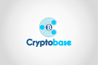 make professional crypto, cyber security and tech logo