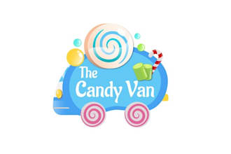 design awesome candy van logo with free source file