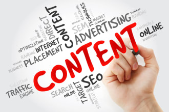 be your SEO website content writer or blog and article writer