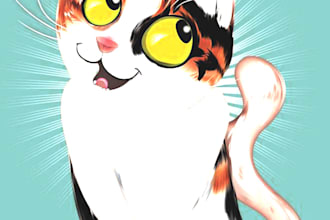draw realistic portraits of your cat, dog or any pets