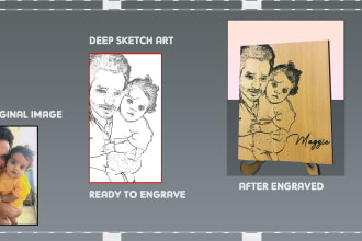 convert images to dxf, svg, and ai for laser engraving and cutting
