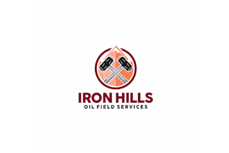design a wonderful iron hills oilfield services logo