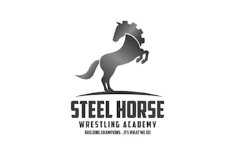 design traditional powerful new logo for wrestling academy