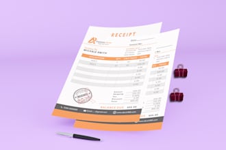 design invoice templates and letterhead for your company