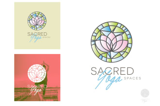 make a modern physical fitness or yoga logo design