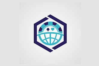 design modern TV gaming channel logo