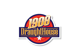 design awesome 1908 draught house logo