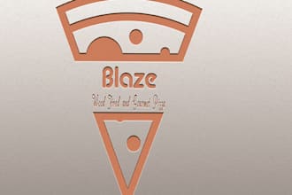 provide a fast food restaurant, and coffee shop logo in 1 day