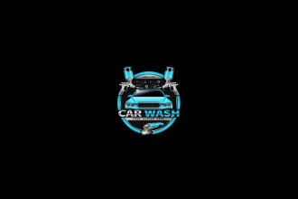 design wonderful car wash logo with your company