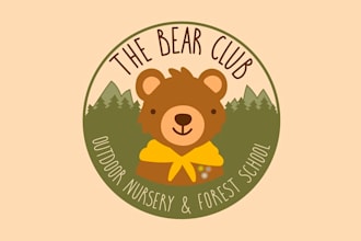 design unique nursery forest school logo