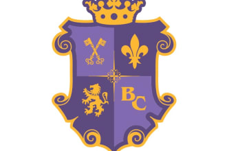design high quality coat of arms logo within 16 hours