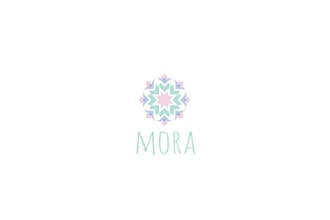 create a moroccan inspired elegant logo for mora cosmetics