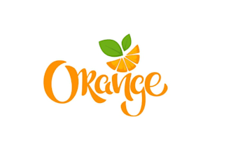 do a unique creative custom orange logo with fast delivery