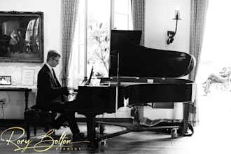 record a professional love song or wedding song on piano