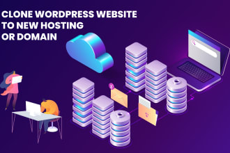 transfer wordpress website to new hosting or domain