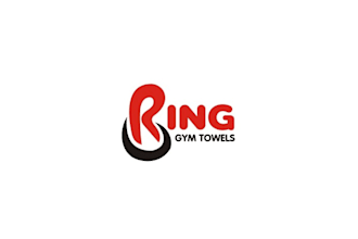 design wonderful ring shaped gym towels logo