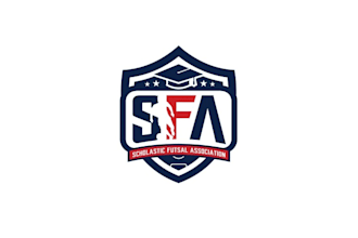 design best quality scholastic futsal association logo