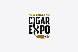 provide attractive cigar expo logo for your business