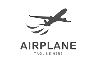 make fantastic high quality aviation logo for you with new concept