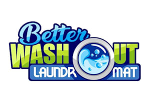 design good looking washing and power washing logo with new concept