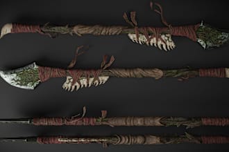make 3d model weapons for games and animation