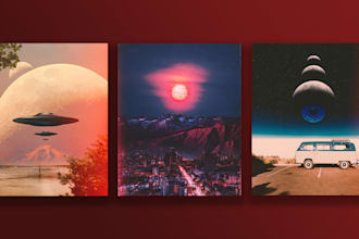 design a unique album artwork cover